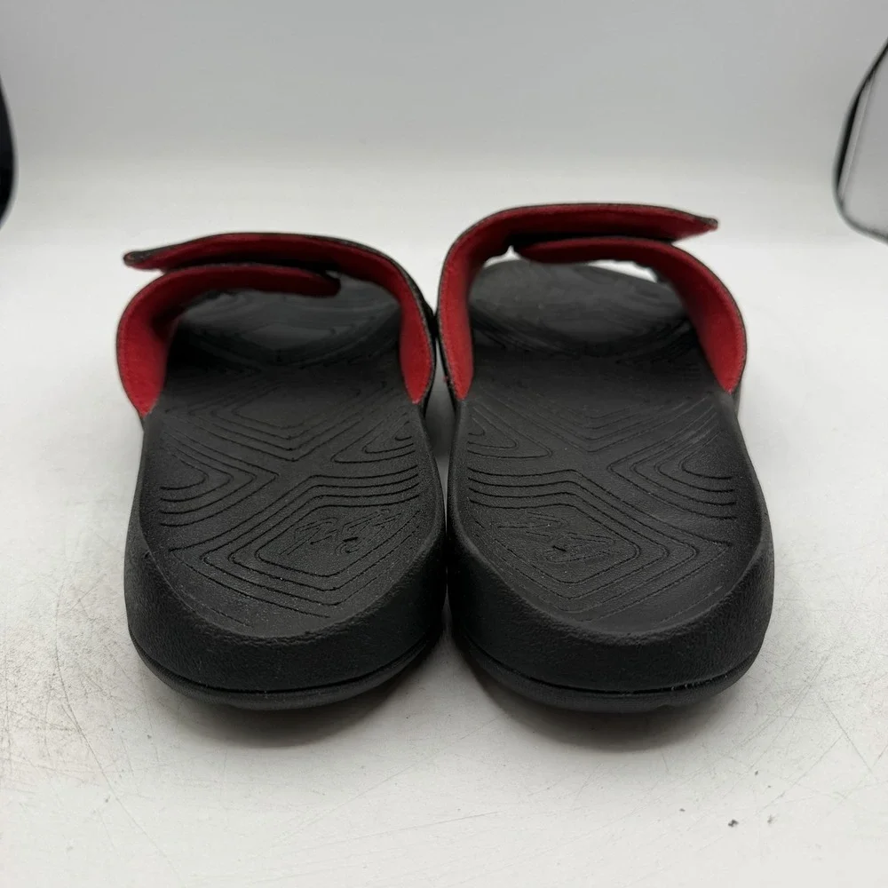 Jordan Hydro 7 Slide Last Shot Mens Sz 9 Dandelion Black/Red Sandals AA2517-003